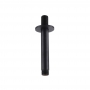 RAK Ceiling Mounted Round Shower Arm 120mm Length - Black