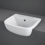 RAK Series 600 Semi-Recessed Basin 420mm Wide - 2 Tap Hole