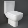 RAK Series 600 Close Coupled Toilet with Soft Close Wrapover Seat