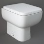 RAK Series 600 Rimless Back to Wall Toilet (inc Soft Close Seat)