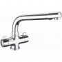 RAK Sofia Cruciform Kitchen Sink Mixer Tap Dual Handle - Chrome
