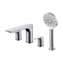 RAK Sport 4-Hole Bath Shower Mixer Tap Pillar Mounted - Chrome
