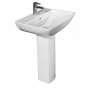 RAK Summit Basin and Full Pedestal 500mm Wide - 1 Tap Hole
