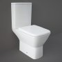 RAK Summit Close Coupled Toilet with Push Button Cistern - Soft Close Seat
