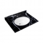 RAK Washington Undermount Marble Countertop with Drop in Basin 600mm Wide 1TH - Black