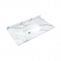 RAK Washington Undermount Marble Countertop with Drop in Basin 800mm Wide 3TH - White