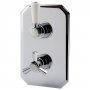 RAK Washington Thermostatic Dual Outlet Concealed Shower Valve - Chrome