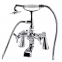 RAK Washington Bath Shower Mixer Tap Pillar Mounted - Chrome