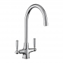 Rangemaster Aquaclassic Dual Lever Kitchen Sink Mixer Tap - Chrome