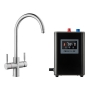 Rangemaster Geo Intense 4 in 1 Kitchen Sink Tap and Boiler - Brushed