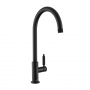 Rangemaster Hemlock Single Lever Kitchen Sink Mixer Tap - Black
