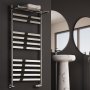 Reina Alento Polished Stainless Steel Designer Heated Towel Rail