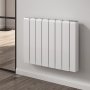 Reina Aron Die Cast Horizontal Electric Aluminium White Radiator