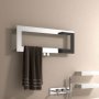 Reina Bivano Designer Heated Towel Rail 300mm H x 800mm W Polished