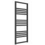 Reina Bolca Designer Heated Towel Rail 1200mm H x 485mm W Anthracite