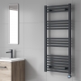 Reina Capo Anthracite Electric Heated Towel Rail