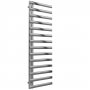 Reina Cavo Designer Heated Towel Rail 1580mm H x 500mm W Brushed Stainless Steel