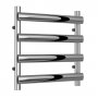 Reina Deno Designer Heated Towel Rail 496mm H x 500mm W Polished Stainless Steel