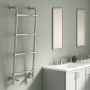 Reina Eltham Designer Heated Towel Rail 1200mm H x 500mm W - Chrome