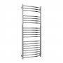 Reina Eos Curved Heated Towel Rail 1500mm H x 600mm W Polished Stainless Steel