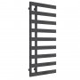 Reina Florina Designer Heated Towel Rail 1235mm H x 500mm W Anthracite