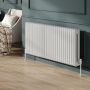 Reina Hedingham White Horizontal Traditional 2-Column Radiator