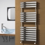 Reina Helin Polished Stainless Steel Designer Heated Towel Rail