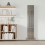 Reina Neva Designer Radiator 1800mm H x 354mm W Single Chrome