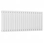 Reina Neval Single Horizontal Aluminium Radiator 600mm H x 1171mm W White