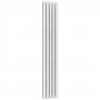 Reina Neval Double Vertical Aluminium Radiator 1800mm H x 286mm W White