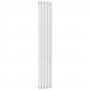 Reina Neval Single Vertical Aluminium Radiator 1800mm H x 286mm W White