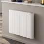 Reina Serre Electric Horizontal Aluminium White Radiator