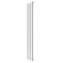Reina Vicari Single Vertical Aluminium Radiator 1800mm H x 300mm W White