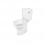 Roca Laura Close Coupled Toilet Lever Cistern Soft Close Seat - White