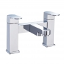 Sagittarius Ancona Bath Filler Tap Pillar Mounted - Chrome