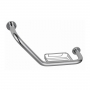 Sagittarius Angled Grab Rail with Soap Dish Chrome
