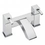 Sagittarius Arke Bath Filler Tap Pillar Mounted - Chrome