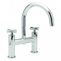 Sagittarius Avant Bath Filler Tap Pillar Mounted - Chrome