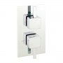Sagittarius Axis Concealed Shower Valve with Diverter Dual Handle - Chrome