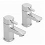 Sagittarius Axis Bath Taps Pair Chrome