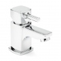 Sagittarius Axis Mini Mono Basin Mixer Tap with Sprung Waste - Chrome