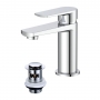 Sagittarius Baby Bari Monobloc Basin Mixer Tap with Sprung Waste - Chrome