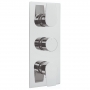 Sagittarius Bari Thermostatic Concealed Shower Valve with 3 Way Diverter - Chrome