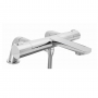 Sagittarius Bari Thermostatic Bath Shower Mixer Tap Pillar Mounted - Chrome