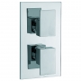 Sagittarius Blade Concealed Shower Valve with 2-Way Diverter Dual Handle - Chrome