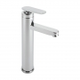 Sagittarius Eclipse Extended Tall Basin Mixer Tap with Sprung Waste - Chrome