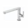 Sagittarius Eclipse Reach Side Lever Basin Mixer Tap with Sprung Waste - Chrome