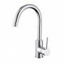Sagittarius Ergo Mono Kitchen Sink Mixer Tap Side Action Chrome