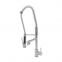 Sagittarius Ergo Side Lever Professional Kitchen Sink Mixer Tap with Pull Out Spray - Chrome