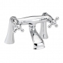 Sagittarius Fantasy Bath Filler Tap Pillar Mounted - Chrome